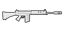 White fn fal