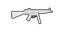 White hk mp5
