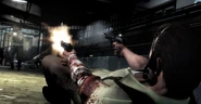 Max Payne dual-wielding while in Last Man Standing