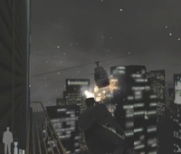 Gordon Freeman could take out an Apache with one hand tied behind his back. To be fair though, Payne doesn't have an HEV suit