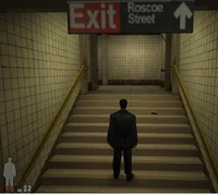 Exiting Roscoe Station