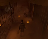 A lo lejos vemos el graffiti en la pared que dice "MonA saX".