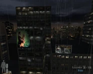 Enormes gigantografías que hacen publicidad de las diferentes series y productos que vemos en la televisión, adornan la ciudad.