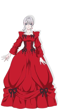 strapless open back dress Gothic Red Demon Anime Lolita Dress main image 0