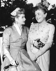 Gladys Hurlbut with Lucille Ball