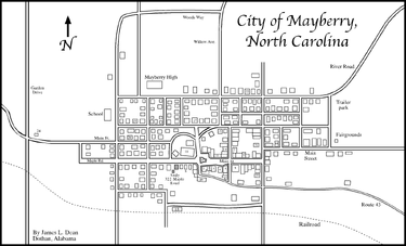Mayberry City Map