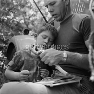 Ronny with his father Rance Howard