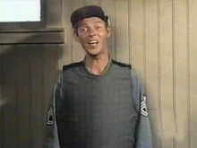 Still of Larry Hovis from Hogan's Heroes.