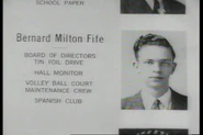 Barney's yearbook photo