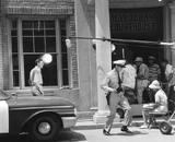 Filming behind the scenes