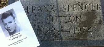 Frank's headstone