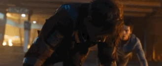 "Newt taking out his dagger while he was a Crank