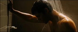 "Thomas's muscular physique