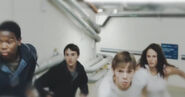 Jack and the others escaping the facility.
