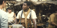 Carl, Frypan, and John serving lunch.