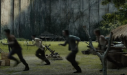 Jack running towards Thomas and Gally with Mike, Unnamed Glader 2, and Unnamed Glader 7.