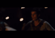 Billy running away from a Griever alongside Thomas, Teresa, Alby, Jeff, Jack, Mike and an unnamed Glader.