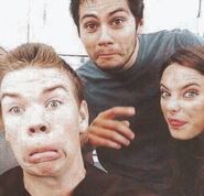 Dylan O'Brien, Will Poulter, and Kaya Scodelario