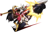 Iron Saga Mazinkaiser, Koji and Sayaka.png (762 KB) In Iron Saga Colaboration, illustration by Jefuty.