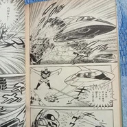 The debut of the TFO in Great Mazinger's manga