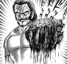 Kenzo Kabuto with Dr. Hell's heart.