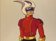 Koji's first pilot suit