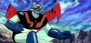 Mazinger Z prepare for the fight