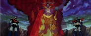 Mazinger z and Great Mazinger after defeating General Juuma