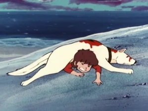 John dies shielding Kaori from a Warrior Beast's stray missile