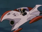 Grendizer using the Ultra Submarine