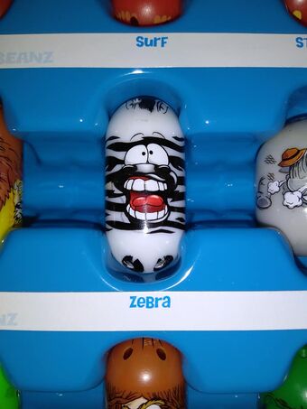 Zebra Bean | Beanpedia, The Mighty Beanz Wiki | Fandom