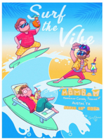 Austin show poster by Chloe Dungate