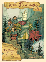 Candlenights 2022 poster by Bree Paulsen