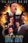 "Til Death Do Us Blart" merch poster available on McElroy Merch
