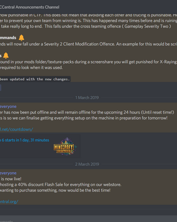Discord Server Mccentral Wiki Fandom