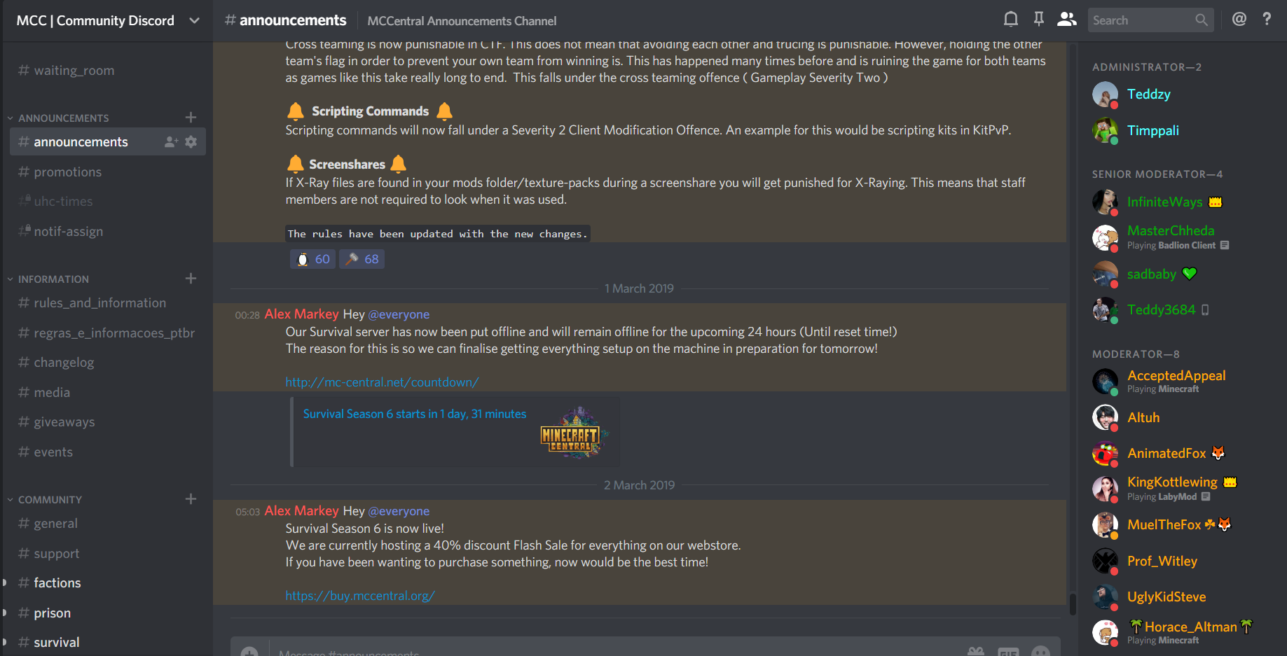 Discord Server Mccentral Wiki Fandom