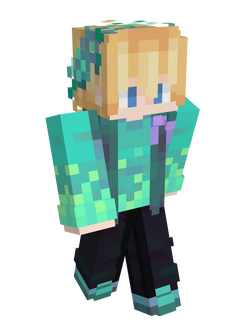 MCC 16 Aqua Axolotl Tubbo Skin ! (download link in replies) :  r/MinecraftChampionship