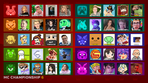 All the players and teams in MC Championship 6 (May 28, 2020 and May 30, 2020)