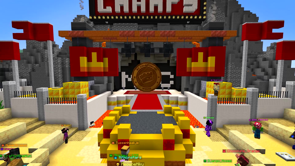 Mcc 12 Winner Statues : r/MinecraftChampionship