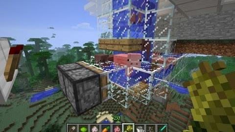 Minecraft Cow Pig and Sheep Factory with Breeding Stock Retainer