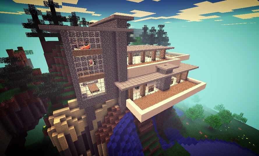 minecraft water houses