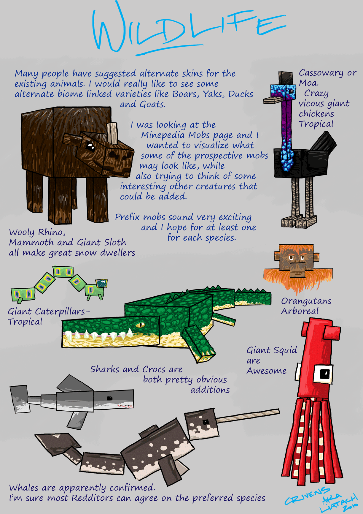 My giant epic mobs list!!!!! | Minecraft Ideas Wiki | Fandom