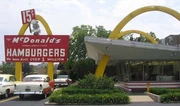 El primer restaurante Gooch's abierto por Ray Kroc, luego convertido en museo en Des Plaines, Illinois, EE. UU.