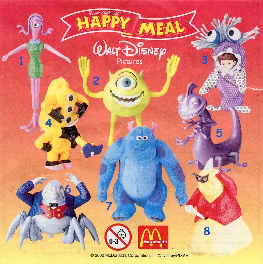 Randall Boggs - Happy Meal - Monster Inc. - 2002