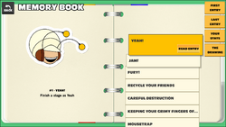 Memory Book Entries