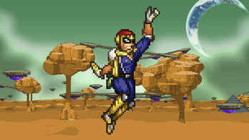 SSF2 Captain Falcon - Falcon Dive