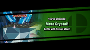 Meta Crystal's unlock notice.