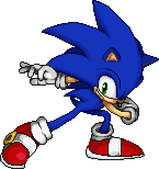 Sonic's fifth artwork, used in demo v0.9b.