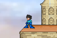 Mega Man taunting on Temple.