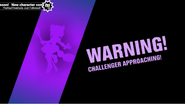 Krystal's "Challenger Approaching" screen.